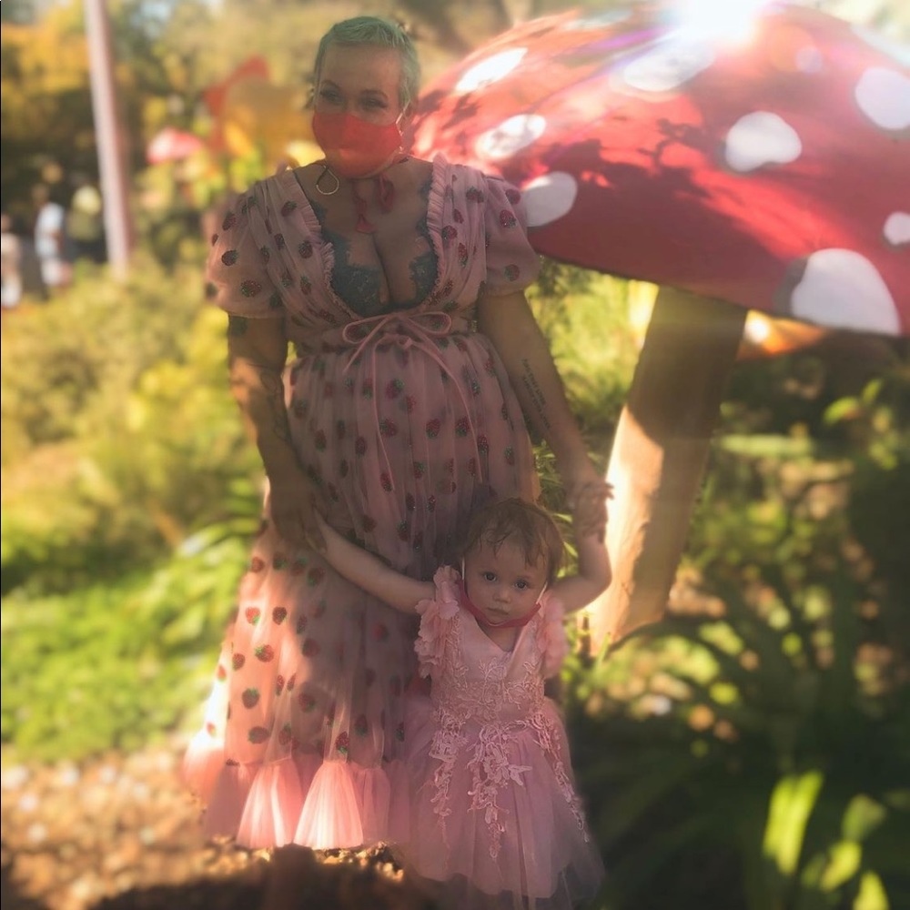 Lirika Matoshi strawberry dress. THE DRESS.
